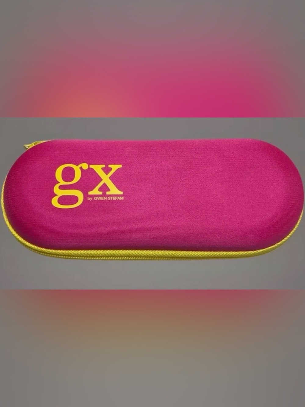GX by Gwen Stefani Pink and Yellow Sunglasses Pouch